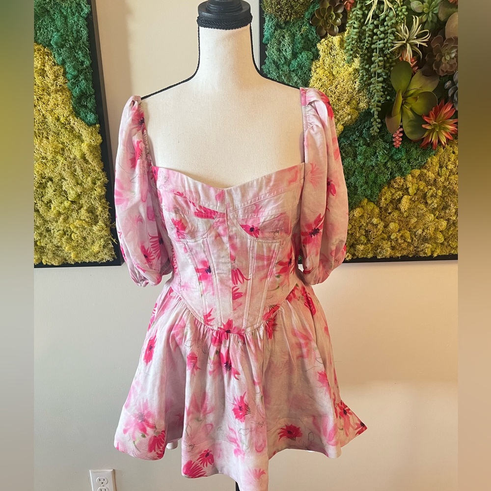 Bardot mini dress